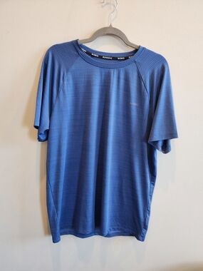 SKORA Men's Short-Sleeve Performance Shirt - Blue SZ L